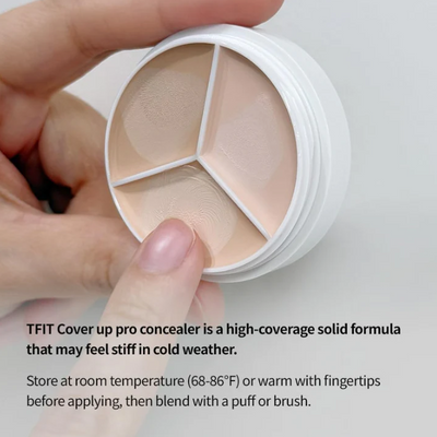 T FIT Buy 1 Get 1 Free, Cover Up All Pro Concealer | 3 in 1 concealer palette Full coverage | Hides Blemishes, Flaws & Dark circle | Long-lasting.