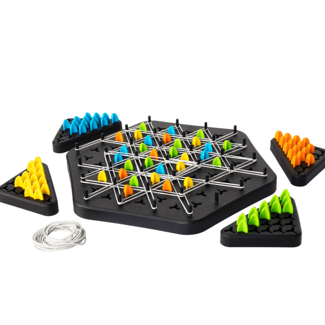 (70% OFF) Triangle shape rubber game!! 2-4 player game (NEWLY LAUNCHED) - Boost Cognitive Skills & Fun for Kids and adults